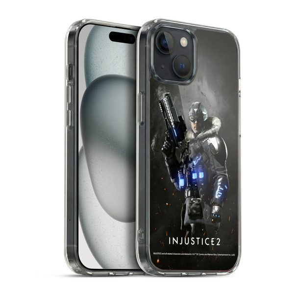 Injustice 2 Characters Captain Cold Soft Gel Case for Apple iPhone 15 Plus & MagSafe