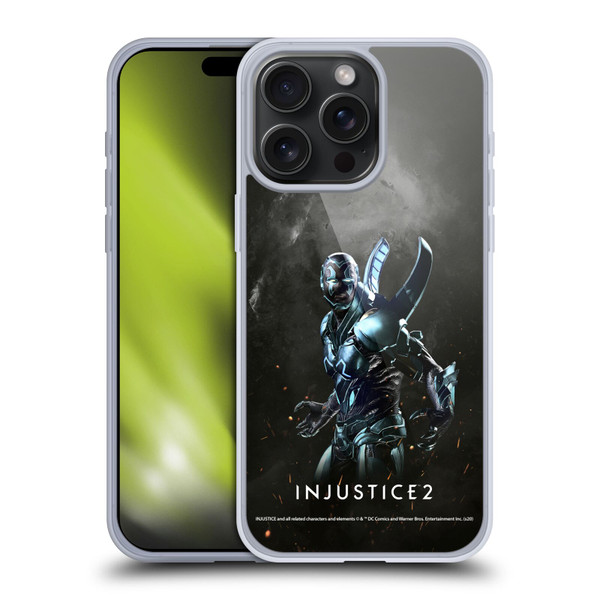 Injustice 2 Characters Blue Beetle Soft Gel Case for Apple iPhone 15 Pro Max