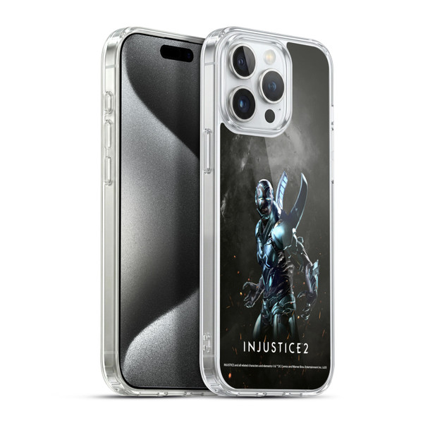 Injustice 2 Characters Blue Beetle Soft Gel Case for Apple iPhone 15 Pro Max & MagSafe