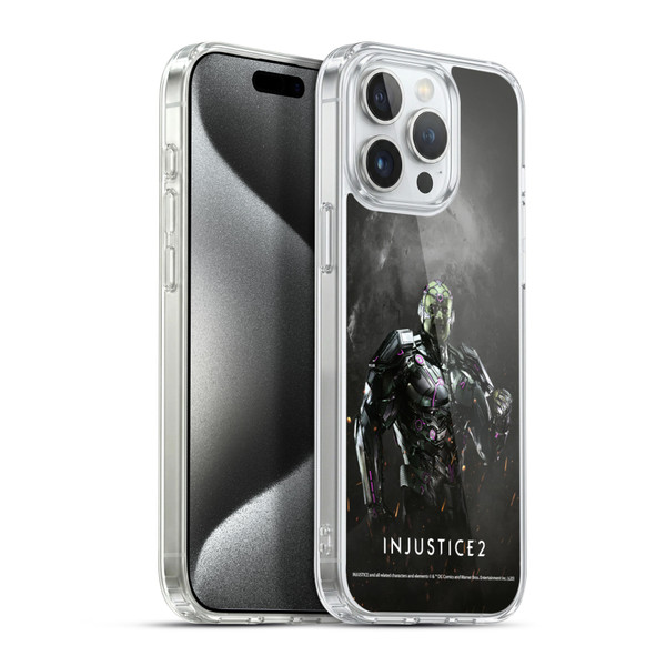 Injustice 2 Characters Brainiac Soft Gel Case for Apple iPhone 15 Pro Max & MagSafe