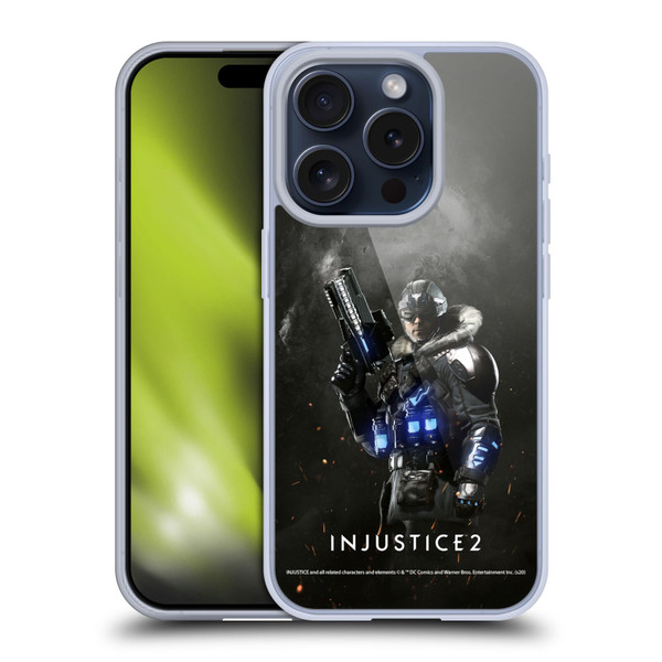 Injustice 2 Characters Captain Cold Soft Gel Case for Apple iPhone 15 Pro