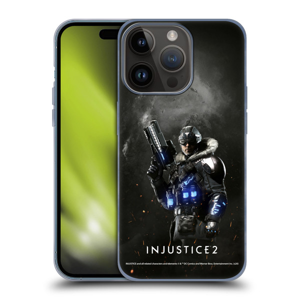 Injustice 2 Characters Captain Cold Soft Gel Case for Apple iPhone 15 Pro