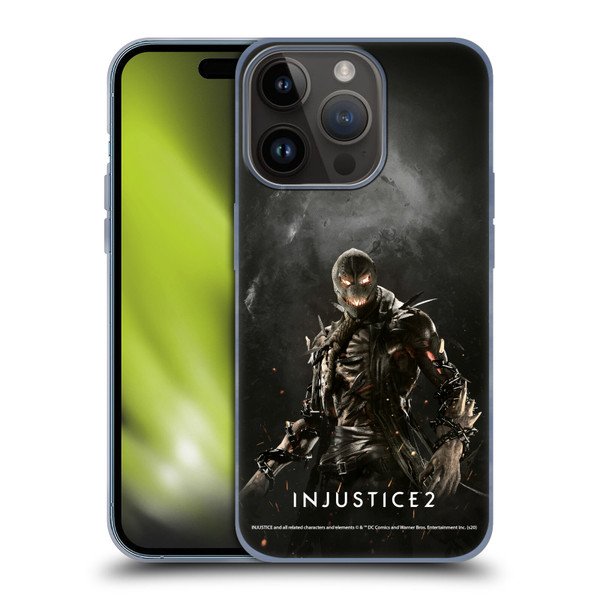 Injustice 2 Characters Scarecrow Soft Gel Case for Apple iPhone 15 Pro