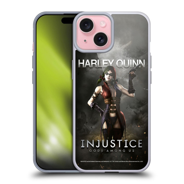 Injustice Gods Among Us Characters Harley Soft Gel Case for Apple iPhone 15
