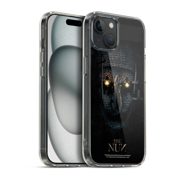 The Nun Valak Graphics Double Exposure Soft Gel Case for Apple iPhone 15 Plus & MagSafe