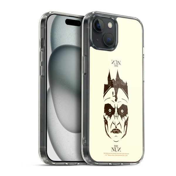 The Nun Valak Graphics Double Exposure 2 Soft Gel Case for Apple iPhone 15 Plus & MagSafe