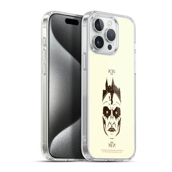 The Nun Valak Graphics Double Exposure 2 Soft Gel Case for Apple iPhone 15 Pro Max & MagSafe