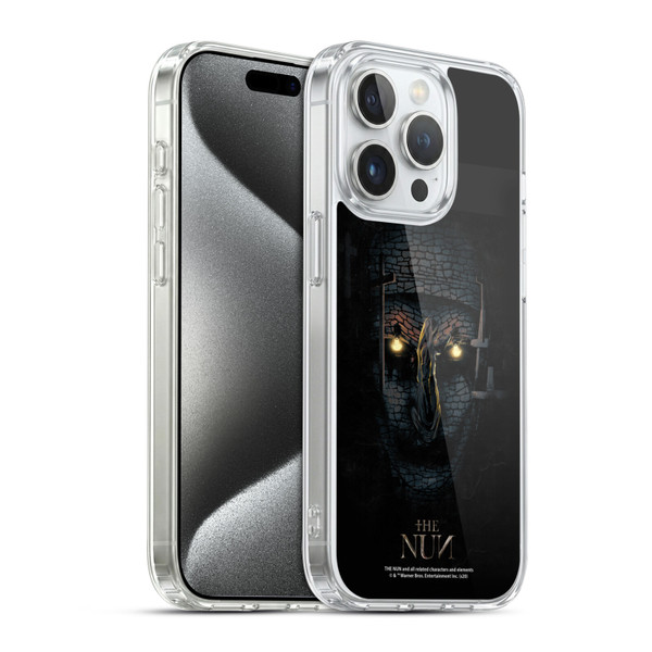 The Nun Valak Graphics Double Exposure Soft Gel Case for Apple iPhone 15 Pro & MagSafe