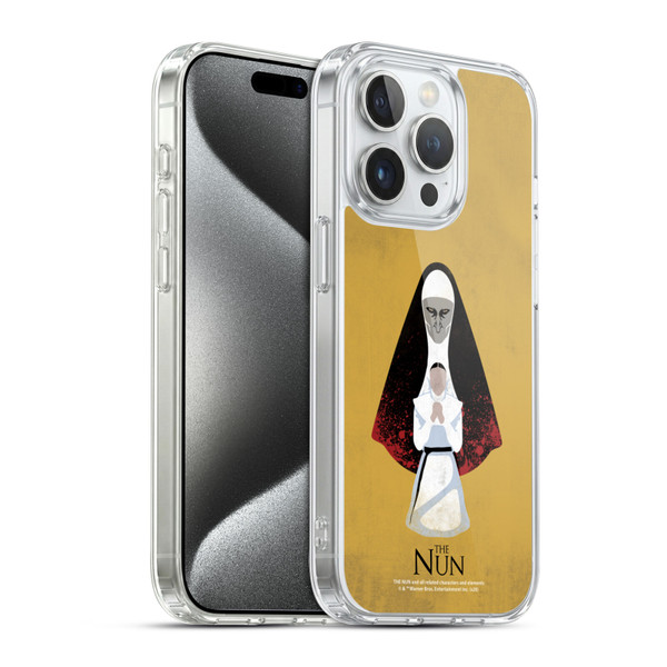 The Nun Valak Graphics Pray Soft Gel Case for Apple iPhone 15 Pro & MagSafe