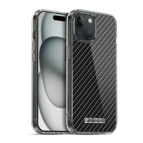 Ameritech Graphics Carbon Fiber Print Soft Gel Case for Apple iPhone 15 & MagSafe