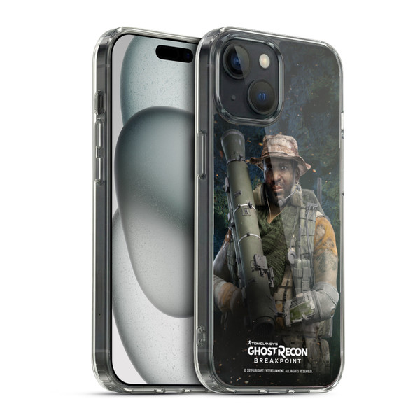 Tom Clancy's Ghost Recon Breakpoint Character Art Fixit Soft Gel Case for Apple iPhone 15 & MagSafe