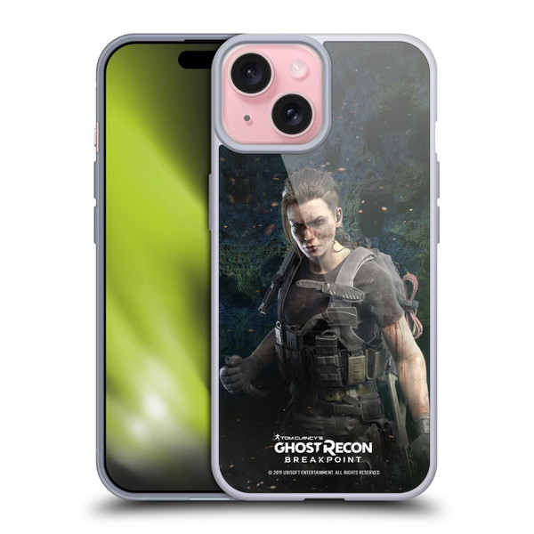 Tom Clancy's Ghost Recon Breakpoint Character Art Fury Soft Gel Case for Apple iPhone 15
