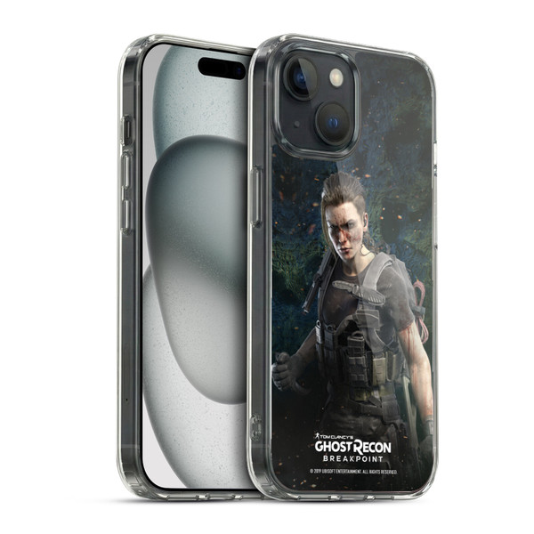 Tom Clancy's Ghost Recon Breakpoint Character Art Fury Soft Gel Case for Apple iPhone 15 & MagSafe