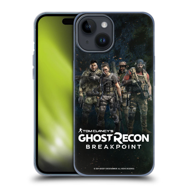 Tom Clancy's Ghost Recon Breakpoint Character Art The Ghosts Soft Gel Case for Apple iPhone 15