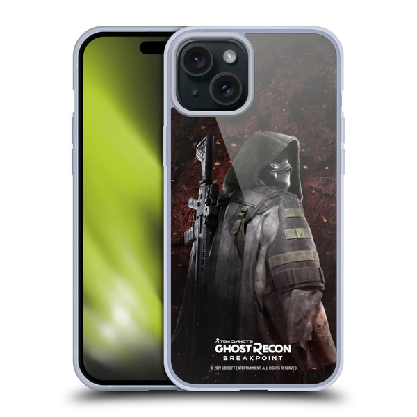 Tom Clancy's Ghost Recon Breakpoint Character Art Colonel Walker Soft Gel Case for Apple iPhone 15 Plus