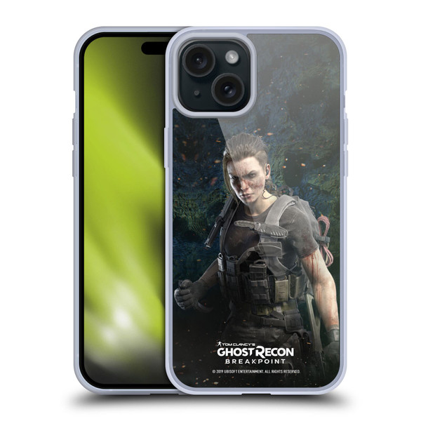 Tom Clancy's Ghost Recon Breakpoint Character Art Fury Soft Gel Case for Apple iPhone 15 Plus