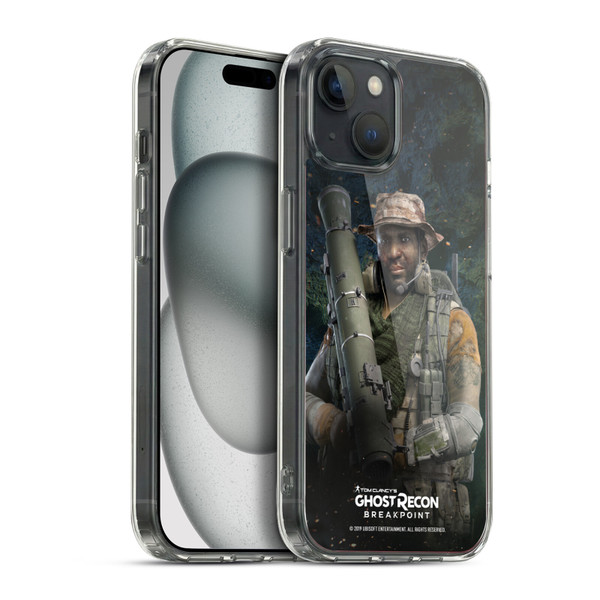 Tom Clancy's Ghost Recon Breakpoint Character Art Fixit Soft Gel Case for Apple iPhone 15 Plus & MagSafe