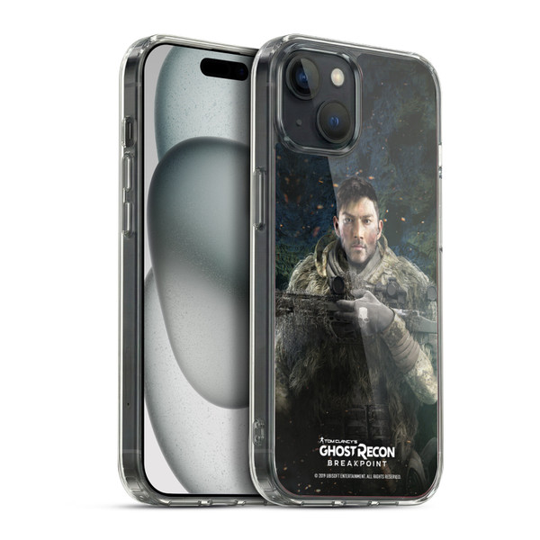 Tom Clancy's Ghost Recon Breakpoint Character Art Vasily Soft Gel Case for Apple iPhone 15 Plus & MagSafe