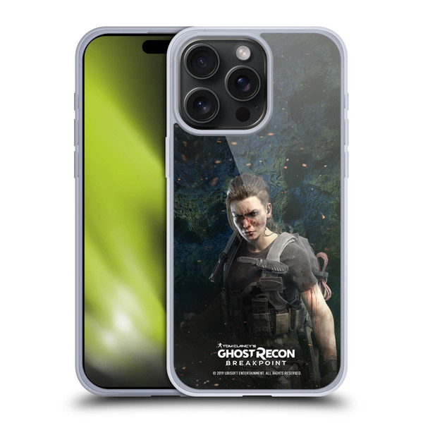 Tom Clancy's Ghost Recon Breakpoint Character Art Fury Soft Gel Case for Apple iPhone 15 Pro Max