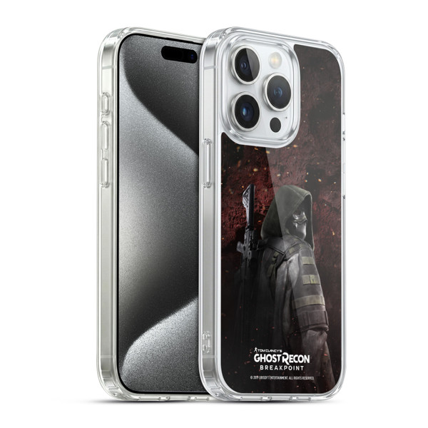 Tom Clancy's Ghost Recon Breakpoint Character Art Colonel Walker Soft Gel Case for Apple iPhone 15 Pro & MagSafe