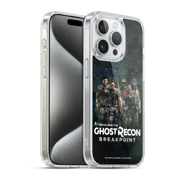 Tom Clancy's Ghost Recon Breakpoint Character Art The Ghosts Soft Gel Case for Apple iPhone 15 Pro & MagSafe