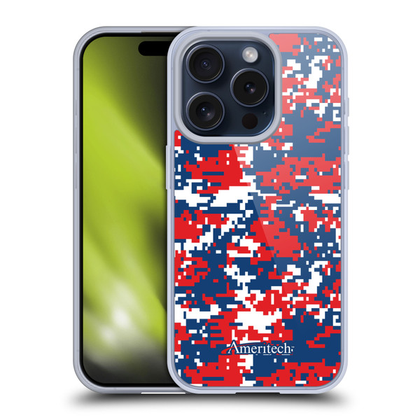 Ameritech Graphics Digital Camouflage Soft Gel Case for Apple iPhone 15 Pro