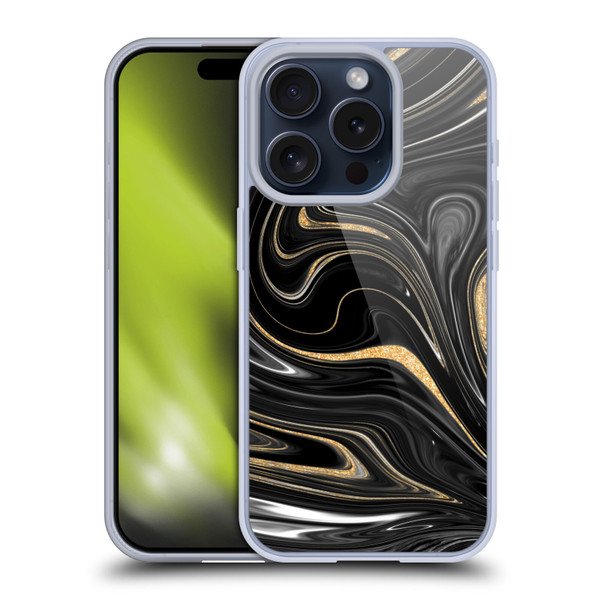 Ameritech Graphics Marble Agate Soft Gel Case for Apple iPhone 15 Pro