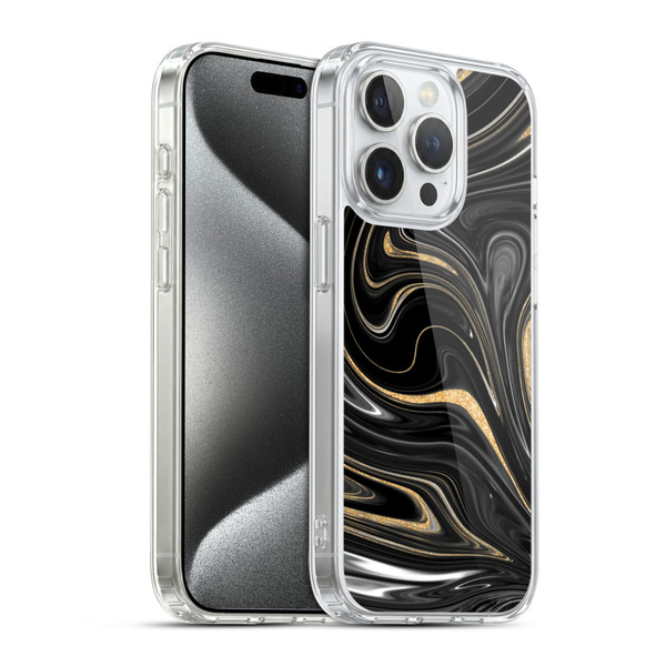 Ameritech Graphics Marble Agate Soft Gel Case for Apple iPhone 15 Pro & MagSafe