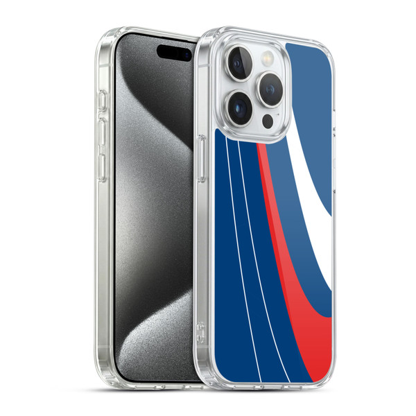 Ameritech Graphics Red And White Swirl Soft Gel Case for Apple iPhone 15 Pro & MagSafe