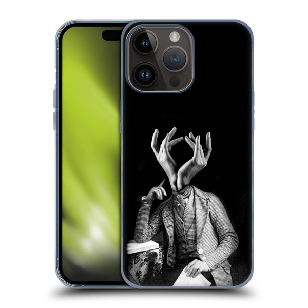 LouiJoverArt Black And White Sensitive Man Soft Gel Case for Apple iPhone 15 Pro Max