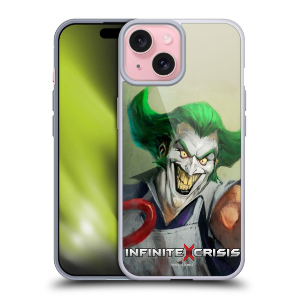 Infinite Crisis Characters Gaslight Joker Soft Gel Case for Apple iPhone 15