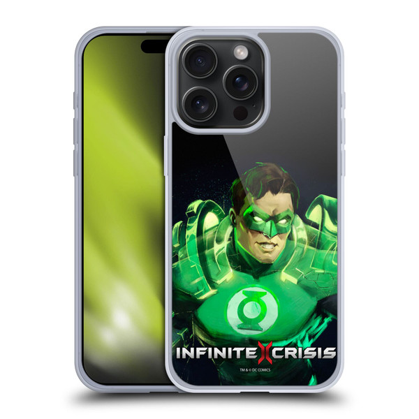 Infinite Crisis Characters Green Lantern Soft Gel Case for Apple iPhone 15 Pro Max