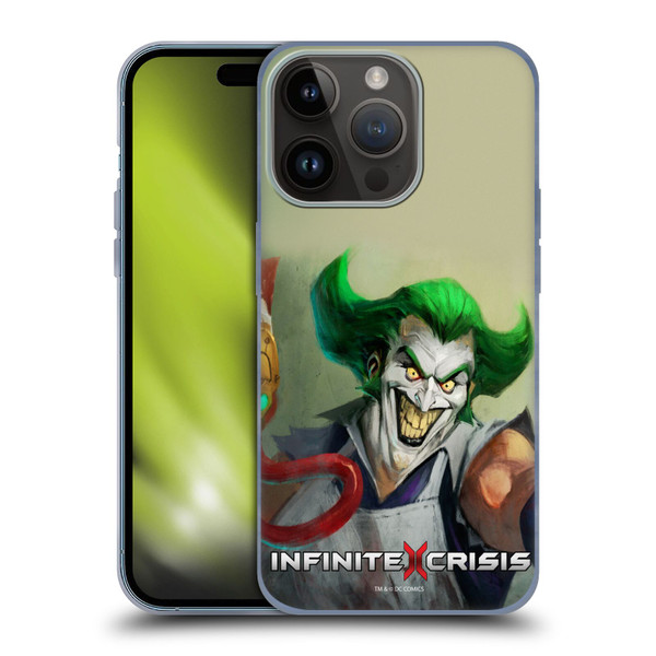Infinite Crisis Characters Gaslight Joker Soft Gel Case for Apple iPhone 15 Pro
