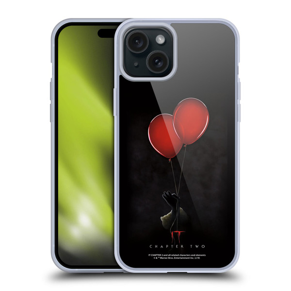 IT Chapter Two Posters Pennywise Balloon Soft Gel Case for Apple iPhone 15 Plus