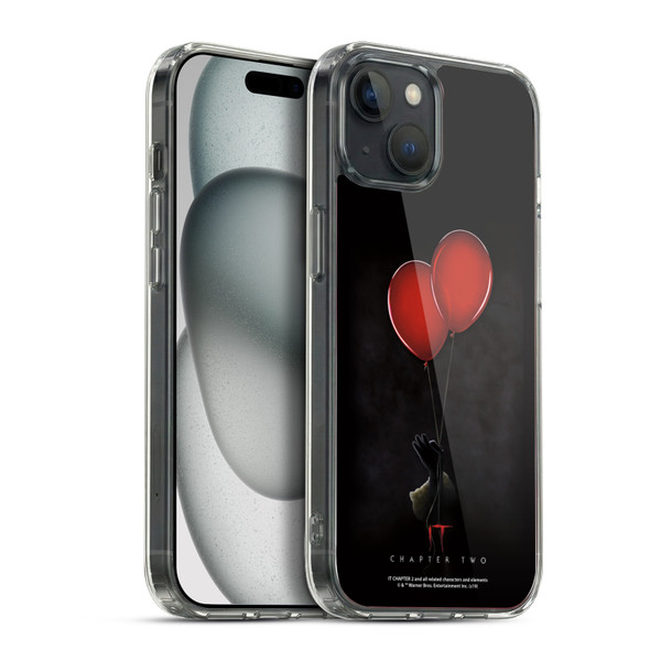 IT Chapter Two Posters Pennywise Balloon Soft Gel Case for Apple iPhone 15 Plus & MagSafe