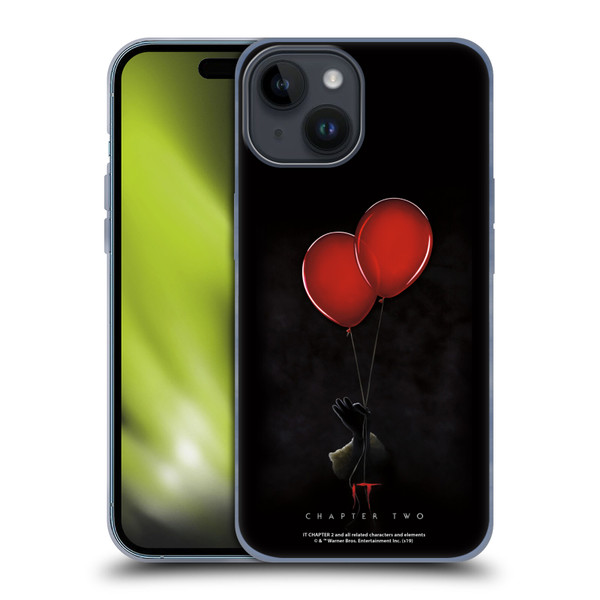 IT Chapter Two Posters Pennywise Balloon Soft Gel Case for Apple iPhone 15