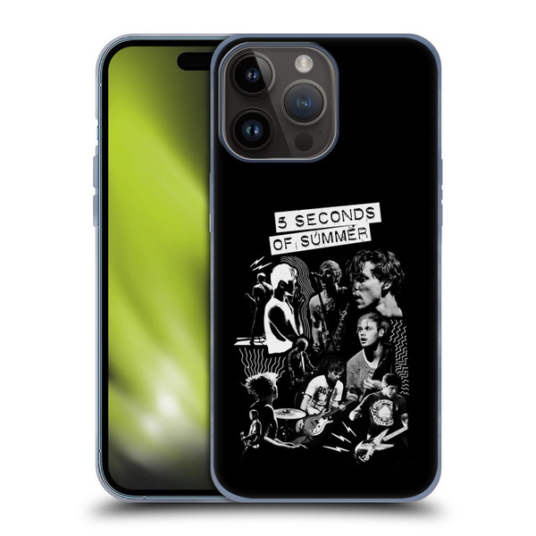 5 Seconds of Summer Posters Punkzine Soft Gel Case for Apple iPhone 15 Pro Max