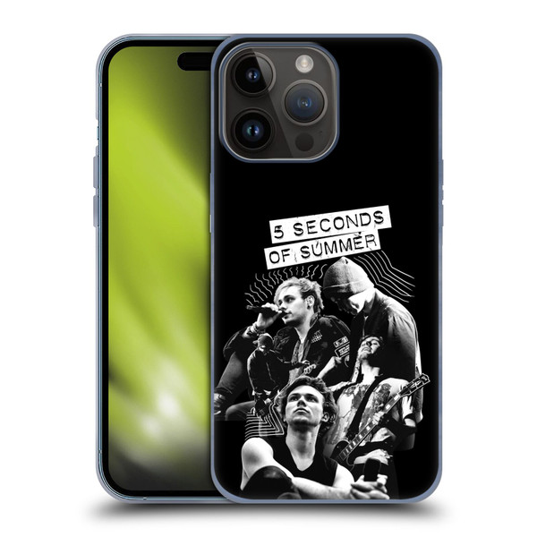 5 Seconds of Summer Posters Punkzine 2 Soft Gel Case for Apple iPhone 15 Pro Max