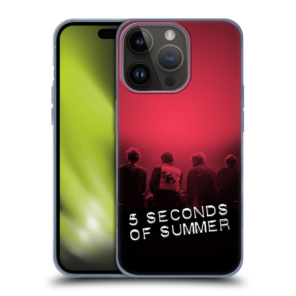 5 Seconds of Summer Posters Colour Washed Soft Gel Case for Apple iPhone 15 Pro