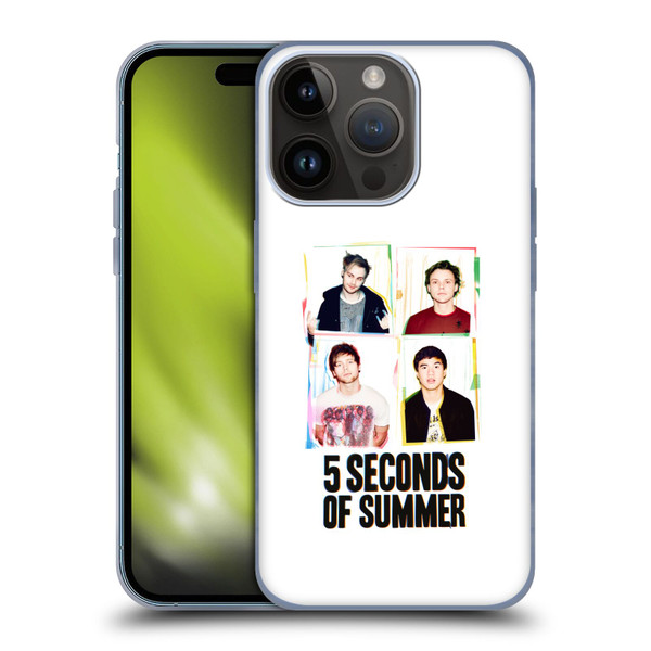 5 Seconds of Summer Posters Polaroid Soft Gel Case for Apple iPhone 15 Pro