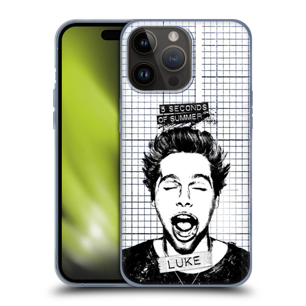 5 Seconds of Summer Solos Grained Luke Soft Gel Case for Apple iPhone 15 Pro Max
