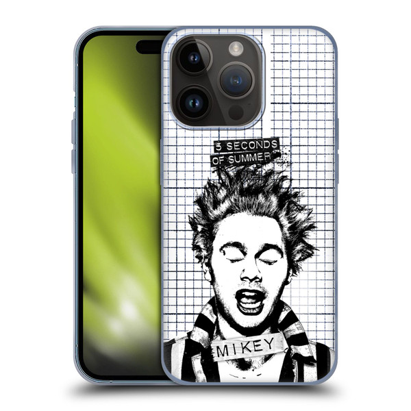 5 Seconds of Summer Solos Grained Mikey Soft Gel Case for Apple iPhone 15 Pro
