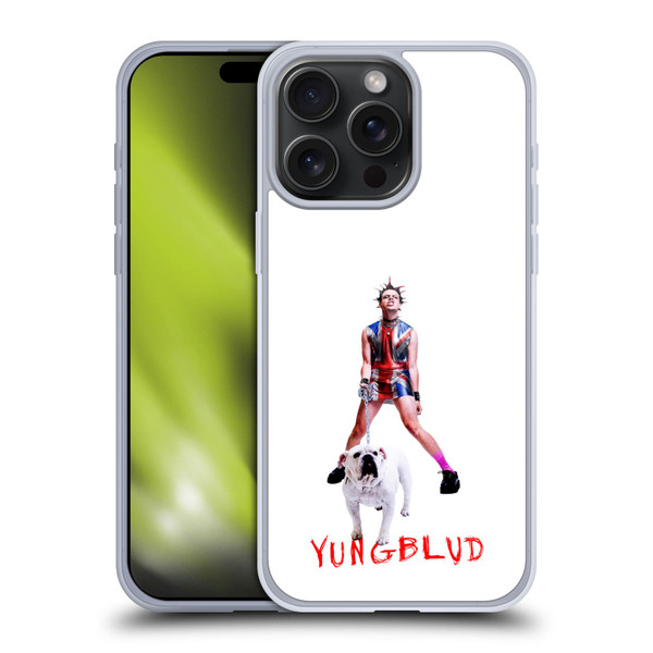 Yungblud Graphics Strawberry Lipstick Soft Gel Case for Apple iPhone 15 Pro Max