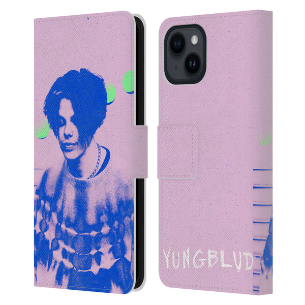 Yungblud Graphics Photo Leather Book Wallet Case Cover For Apple iPhone 15