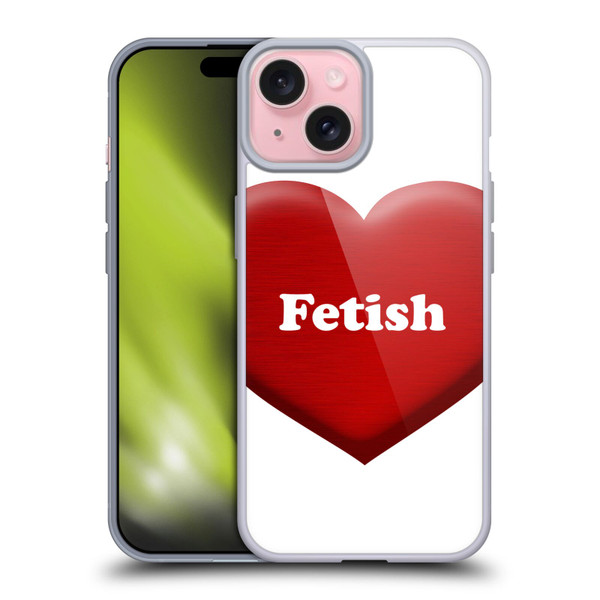 Selena Gomez Key Art Fetish Heart Soft Gel Case for Apple iPhone 15
