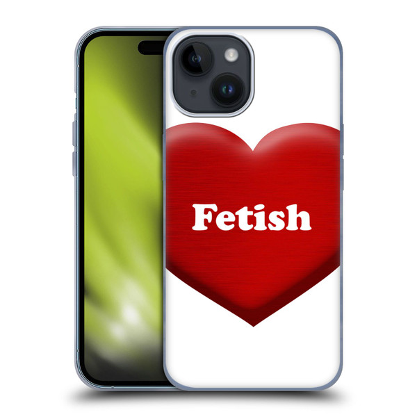 Selena Gomez Key Art Fetish Heart Soft Gel Case for Apple iPhone 15