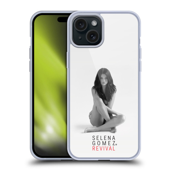 Selena Gomez Revival Front Cover Art Soft Gel Case for Apple iPhone 15 Plus
