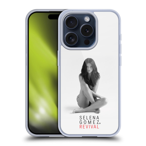 Selena Gomez Revival Front Cover Art Soft Gel Case for Apple iPhone 15 Pro