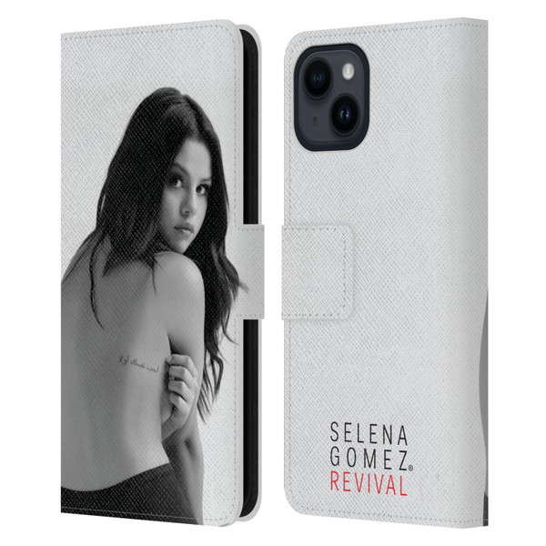Selena Gomez Revival Back Cover Art Leather Book Wallet Case Cover For Apple iPhone 15