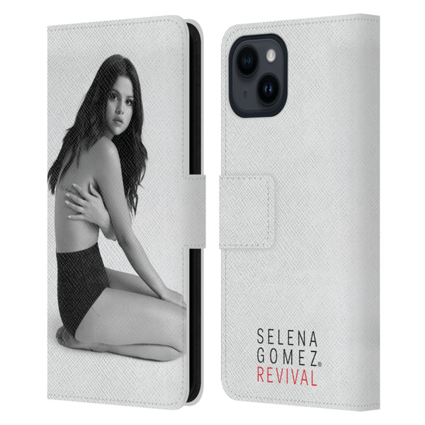 Selena Gomez Revival Side Cover Art Leather Book Wallet Case Cover For Apple iPhone 15